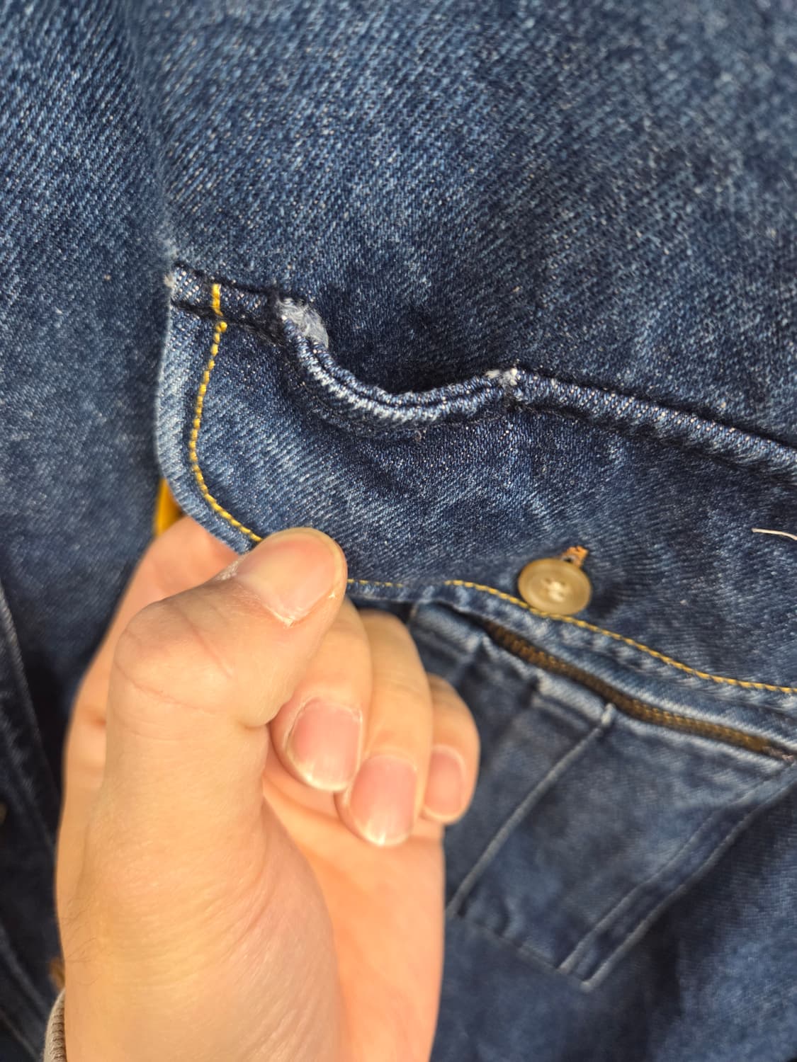 Even river 빈티지 워크웨어 데님셔츠 자켓 L 상품이미지7