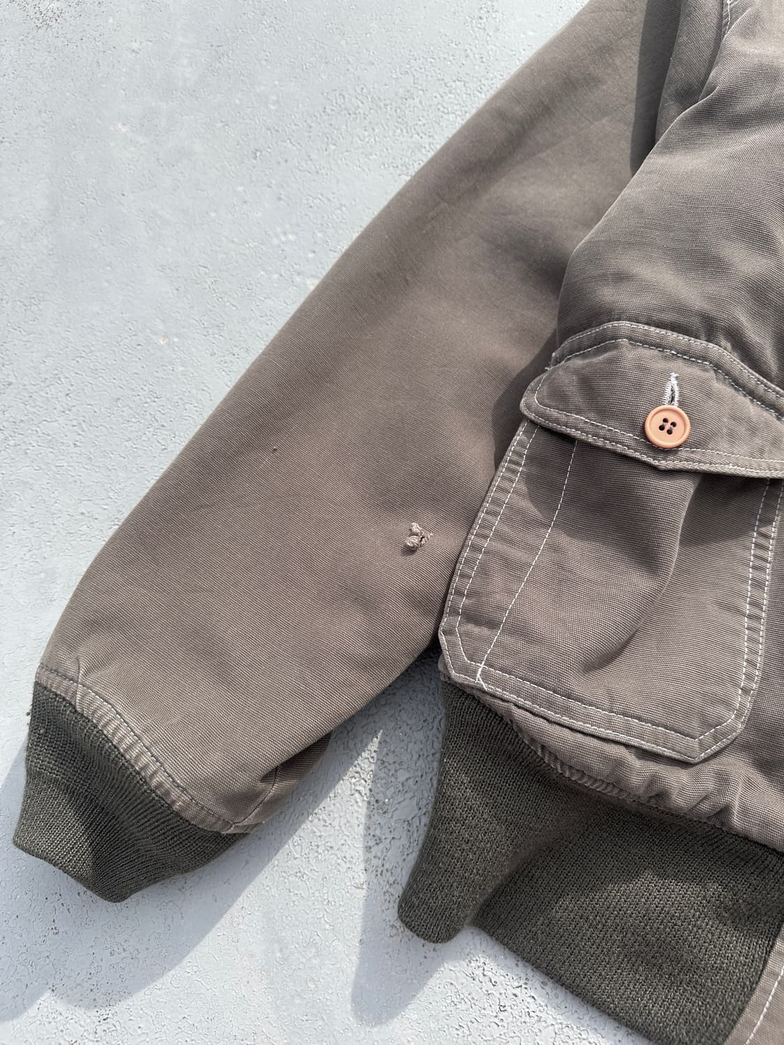 아비렉스 B-10 무스탕 밀리터리 플라이트 자켓 M 상품이미지4