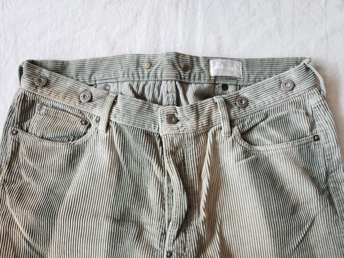 Phos333 coduroy damage pants 상품이미지3