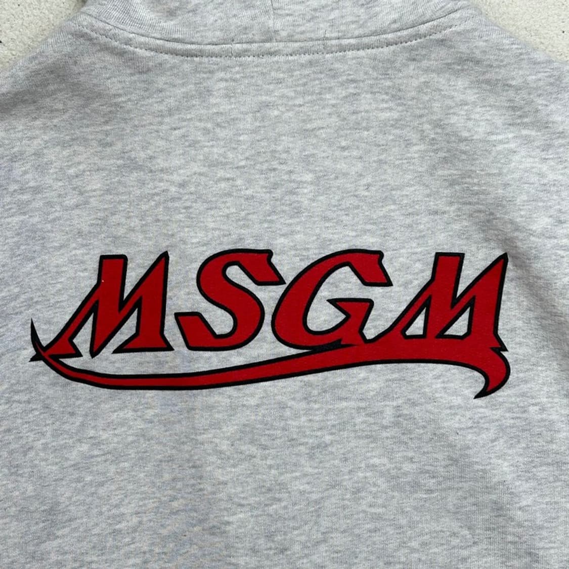 MSGM 키즈 그레이 후드집업 상품이미지5