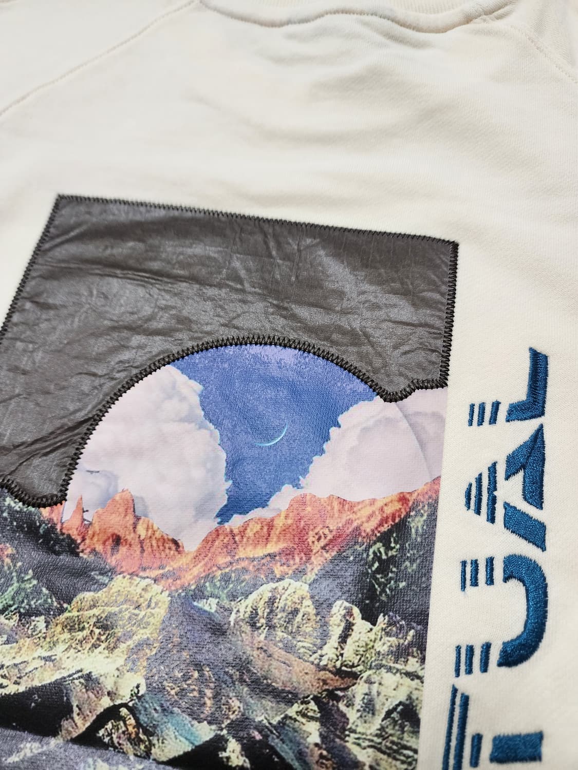 지오지아앤드지맨투맨티셔츠105사이즈아이보리 상품이미지4