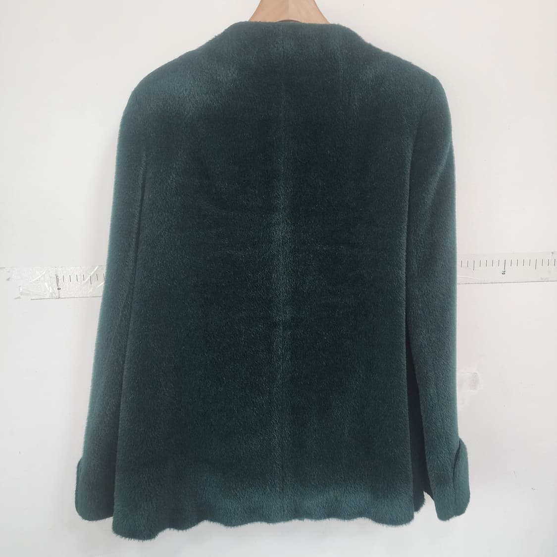 명품 알파카 그린 퍼 자켓 상품이미지6