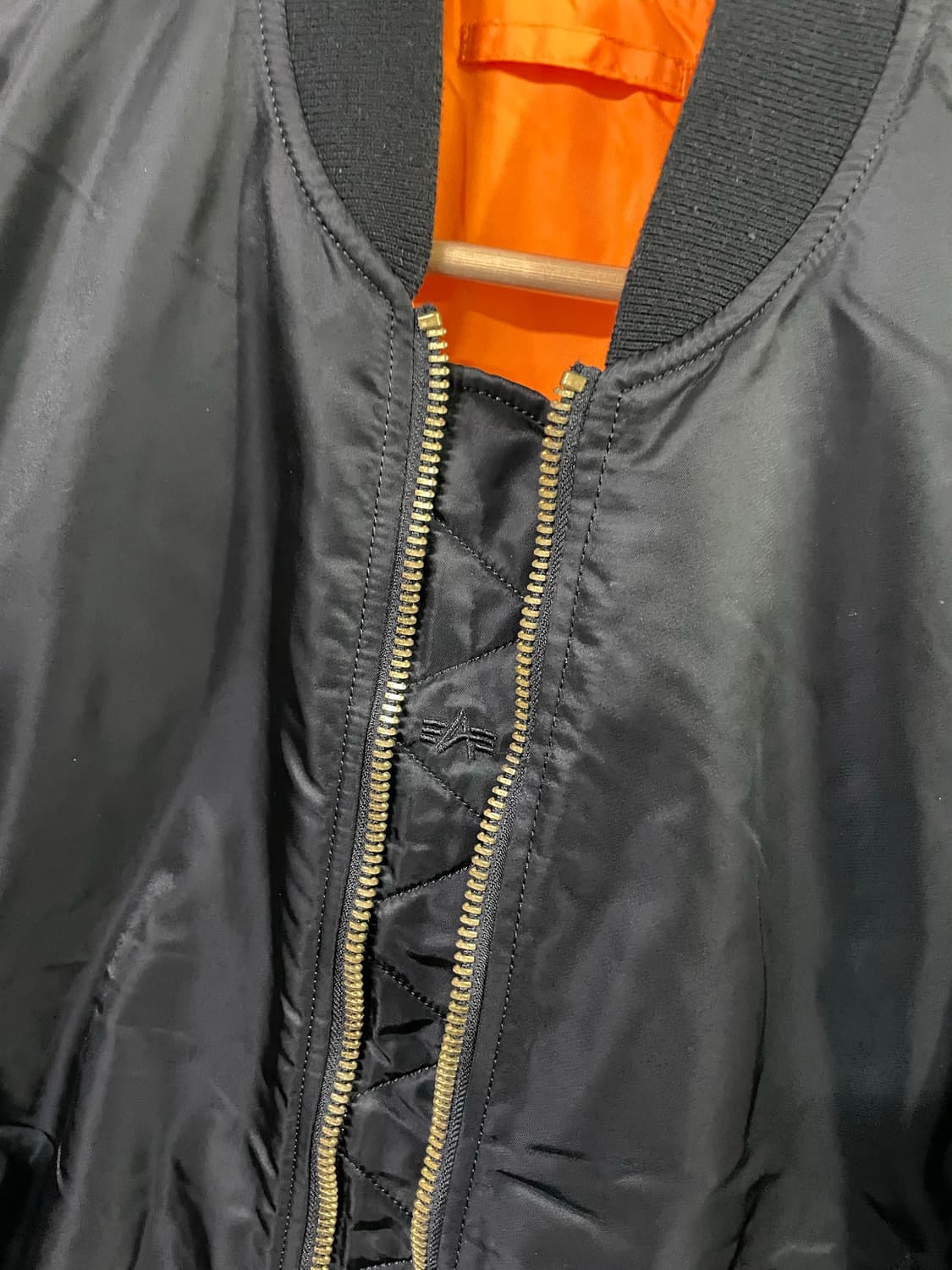 알파인더스트리 MA-1 블루종 봄버 자켓 100-105 상품이미지3