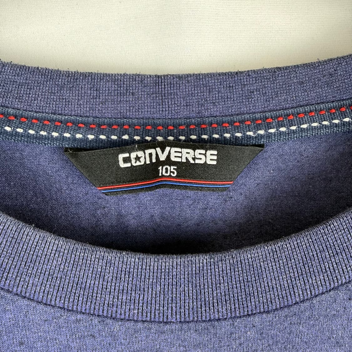 (105) 컨버스 자수로고 긴팔 티 퍼플 상품이미지3