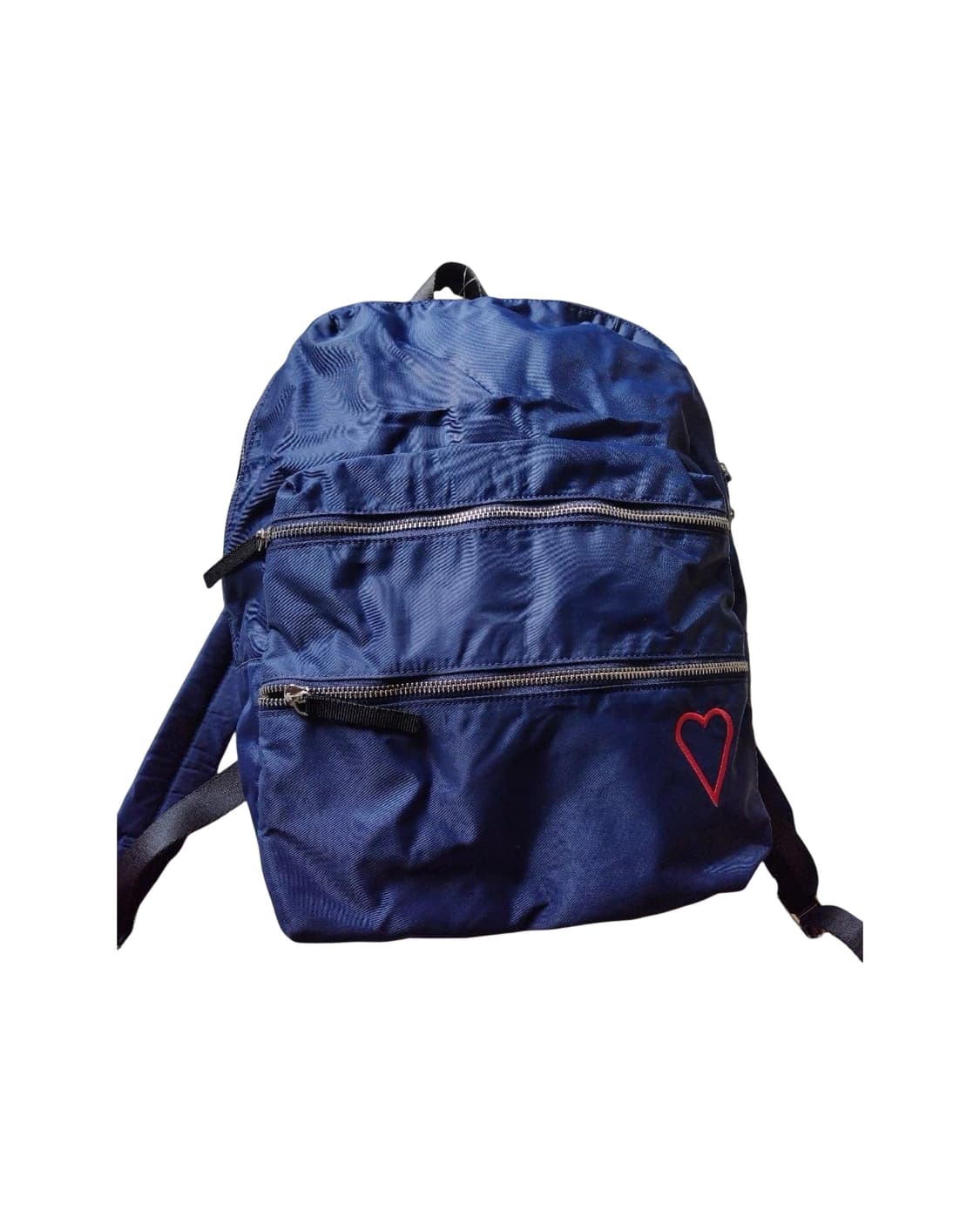 레이 빔즈 하트 자수 백팩 배낭 상품이미지3