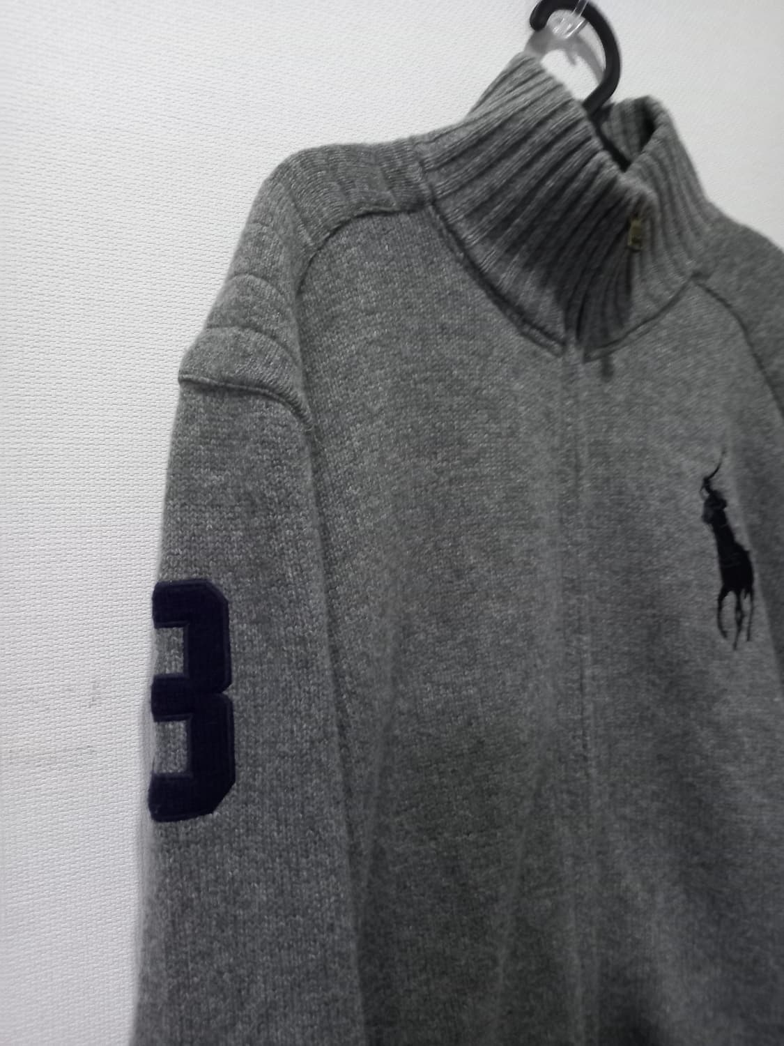 폴로 POLO 빅포니 니트집업 105/XL 상품이미지2