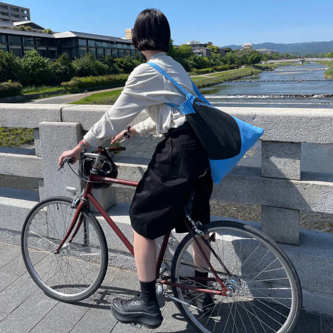 Apartamento 아파르타멘토 하트 토트백 🩵 상품이미지5