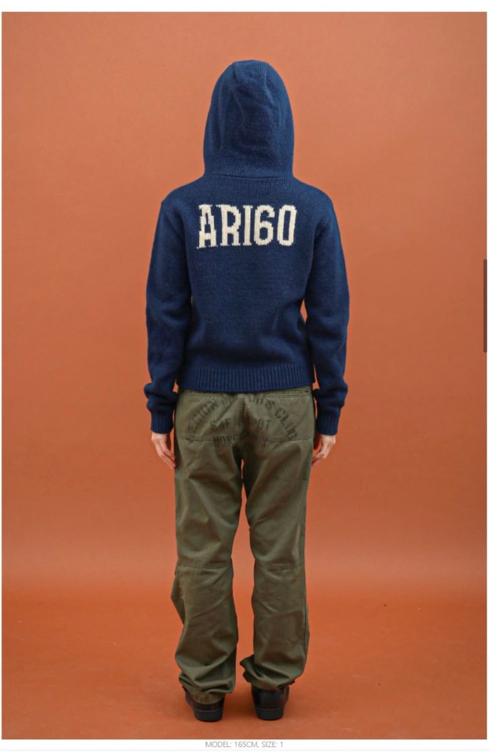 사파리스팟 1/2 레기온 모터스 클럽 니트 후디 블루 상품이미지4