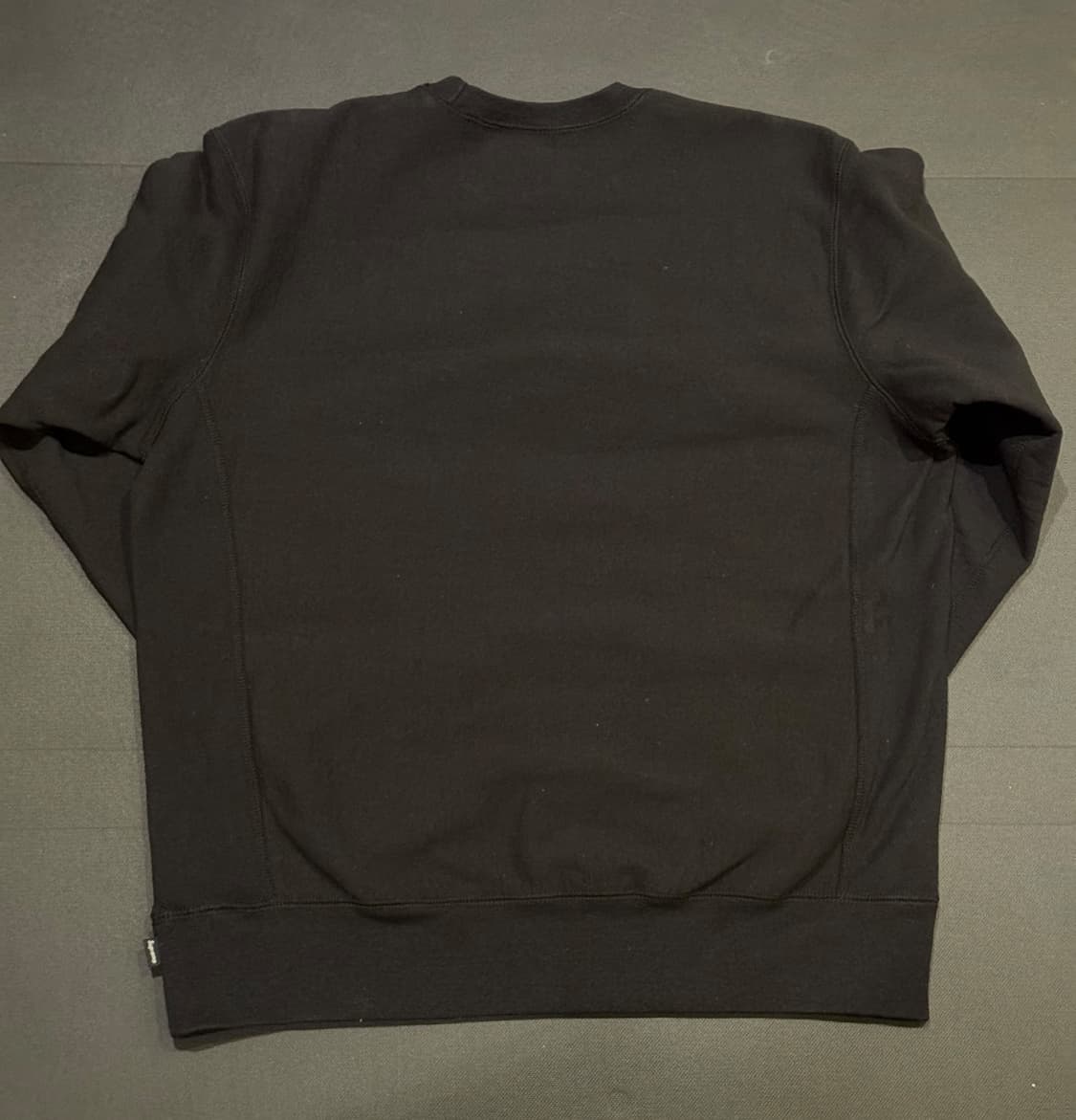 [L] 슈프림 18fw 박스로고 크루넥 블랙 상품이미지3