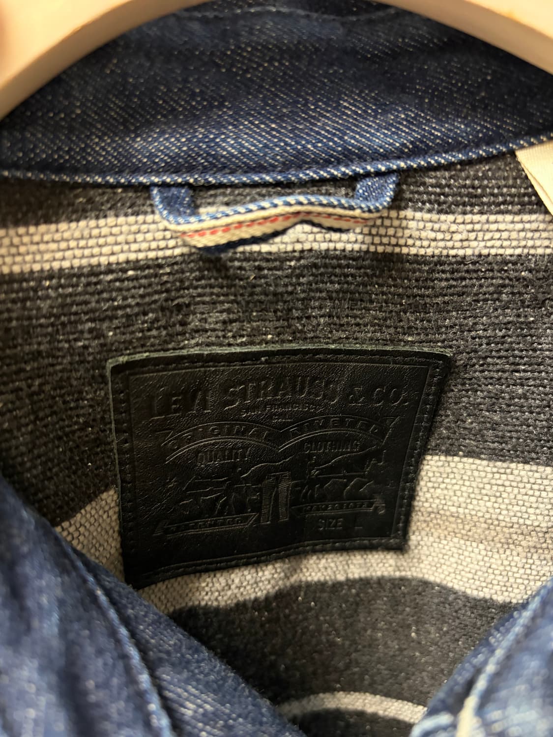 리바이스 데님 하프 코트 자켓 상품이미지4