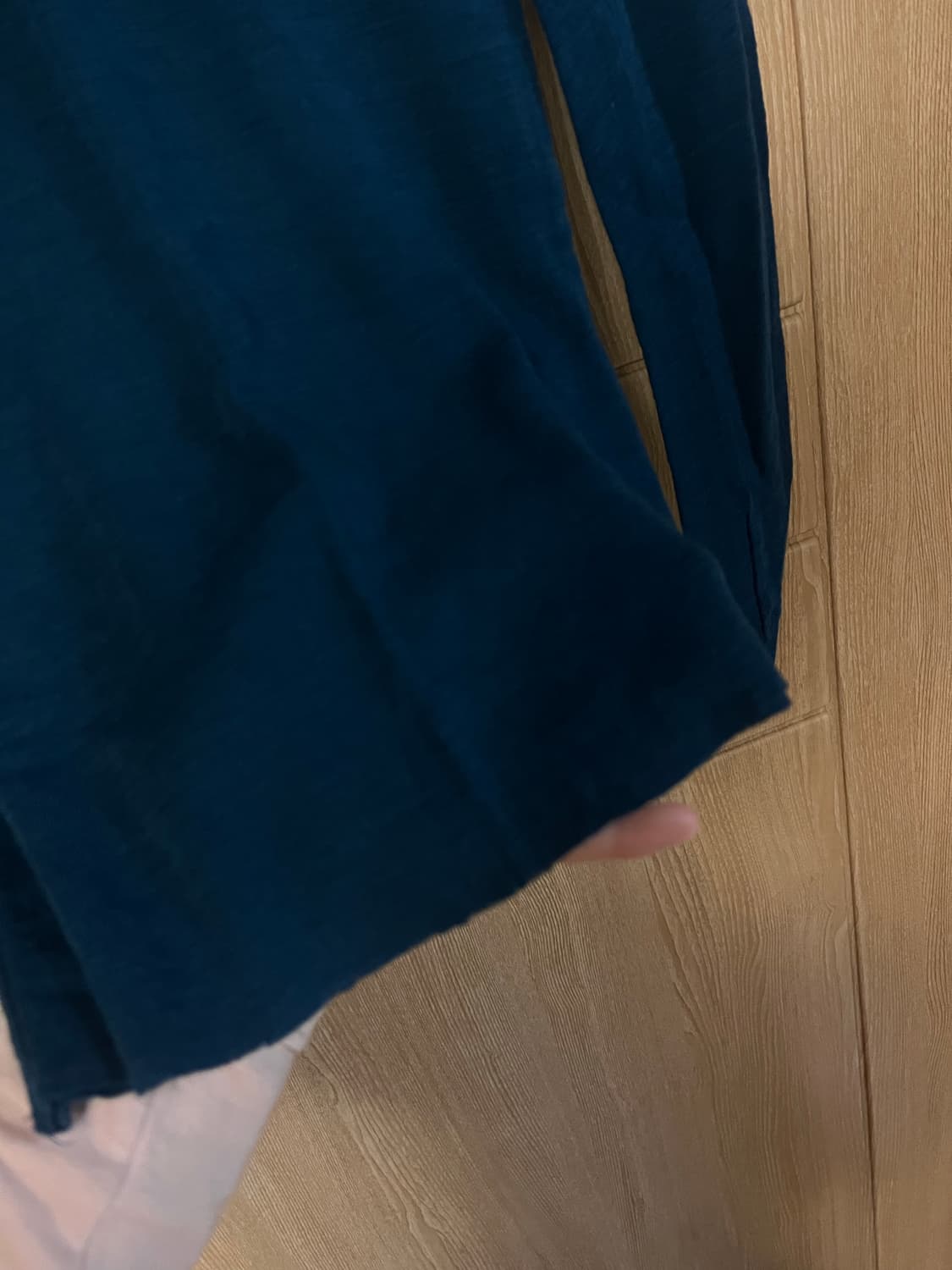 COS 코스 슬림핏 메리노 울 터틀넥 탑 청록컬러 상품이미지6