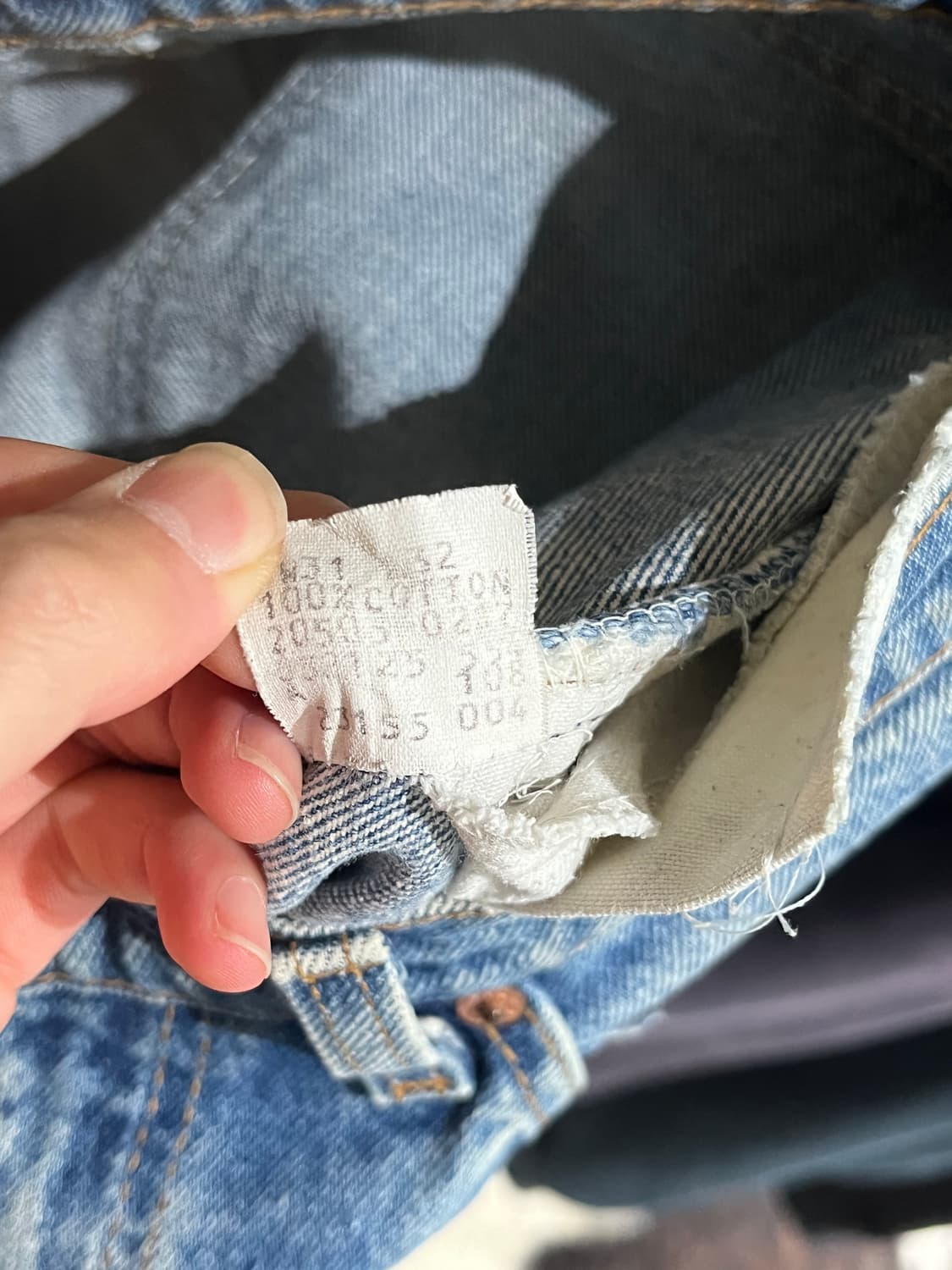 LEVI'S 505 ORANGE DENIM PANTS 상품이미지6