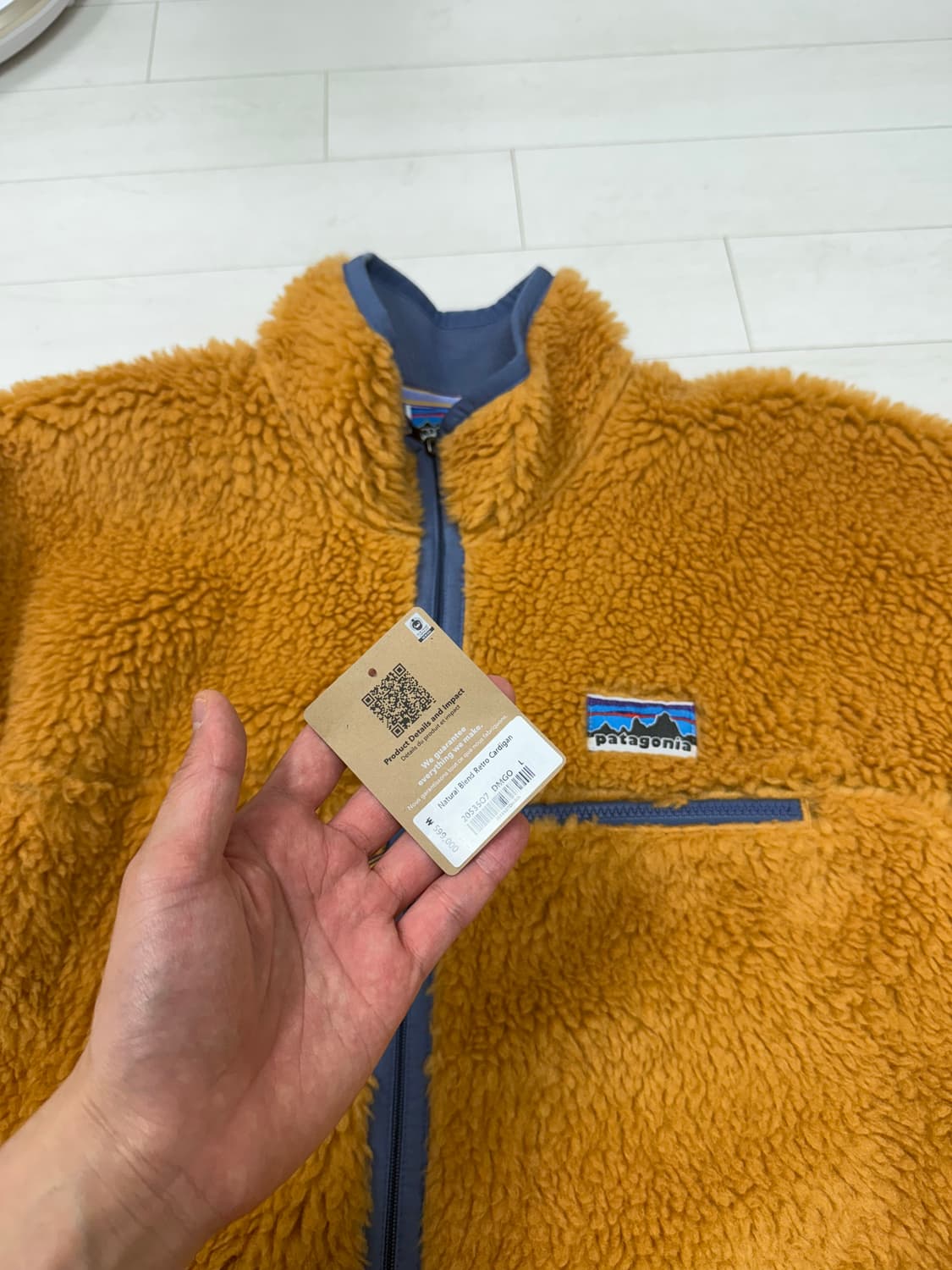 파타고니아 50주년 플리스 자켓 L 사이즈  상태 좋습니다  9.5/10 상품이미지3