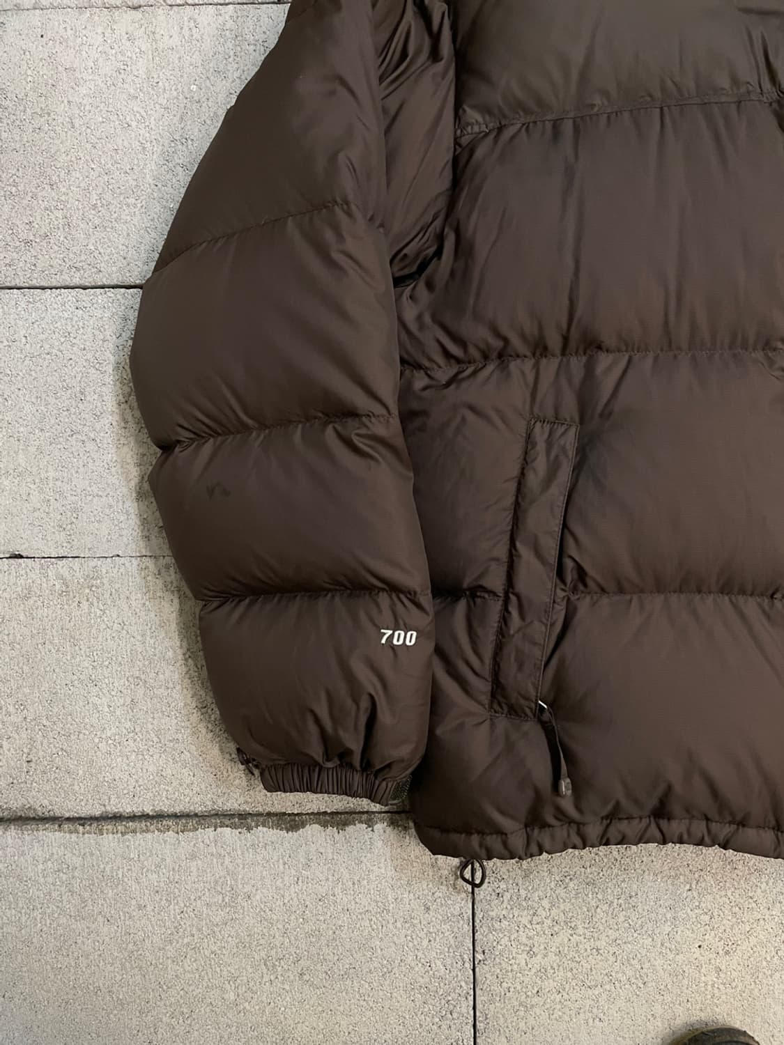 노스페이스 OG 브라운 눕시 패딩 상품이미지2