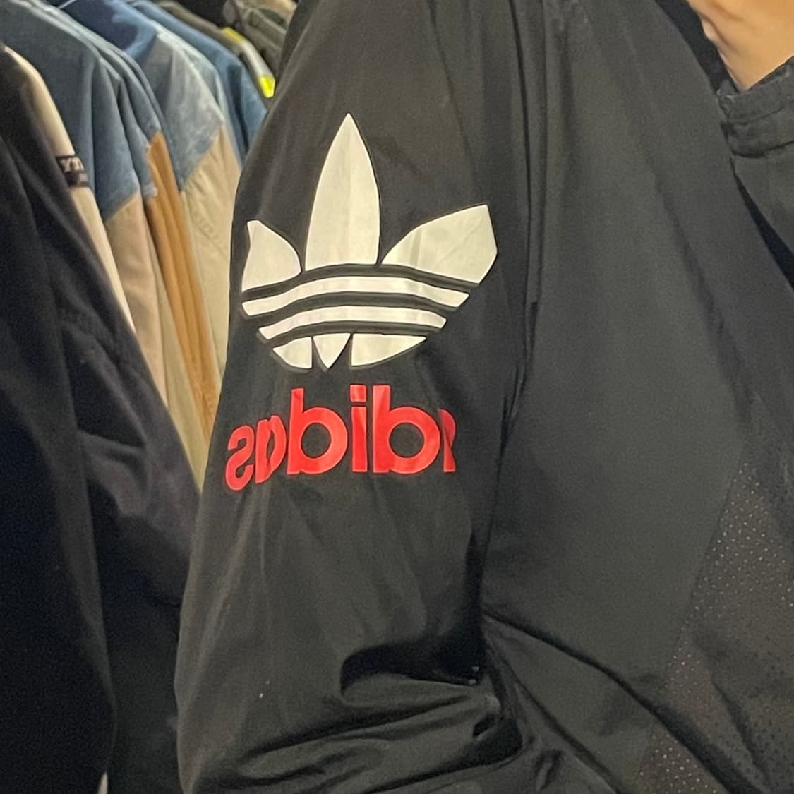 [IM] adidas 아디다스 불꽃 블랙 바람막이 상품이미지8