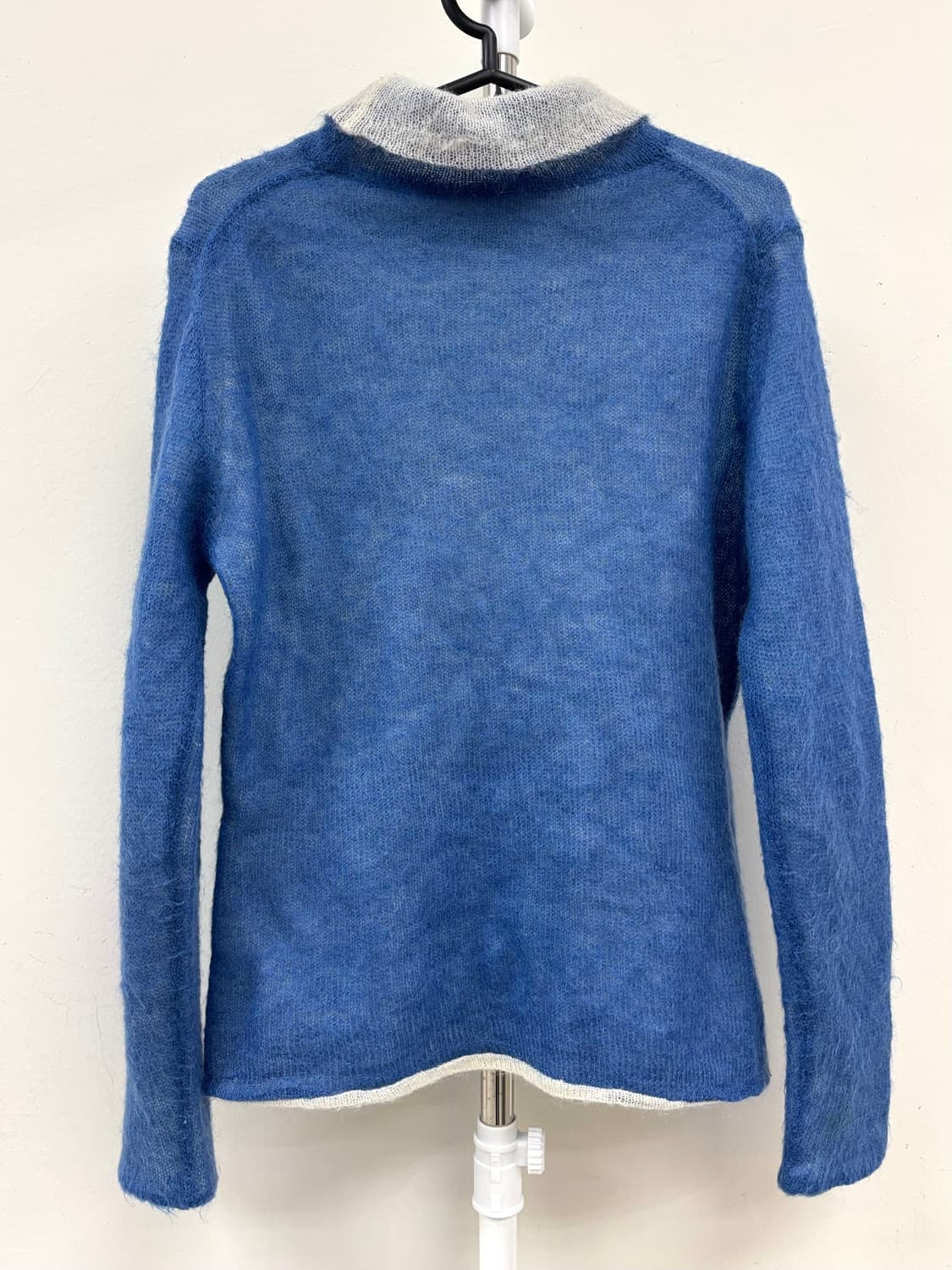 빈티지 모헤어 블루 롱슬리브 상품이미지3