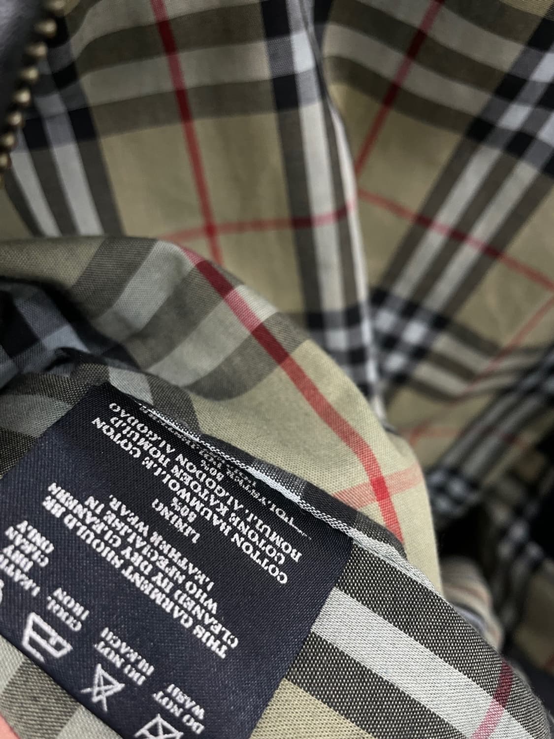 105) 버버리 레더 블루종 상품이미지7