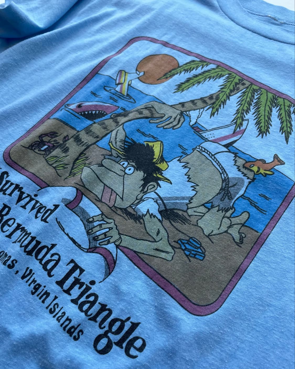 80‘s USA Vintage Cartton T-shirt  상품이미지3