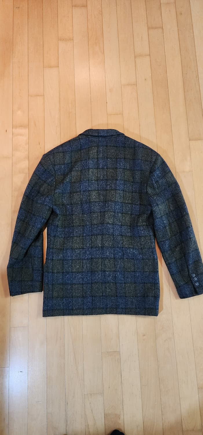 그린/그레이 체크 모직자켓 XL 상품이미지5