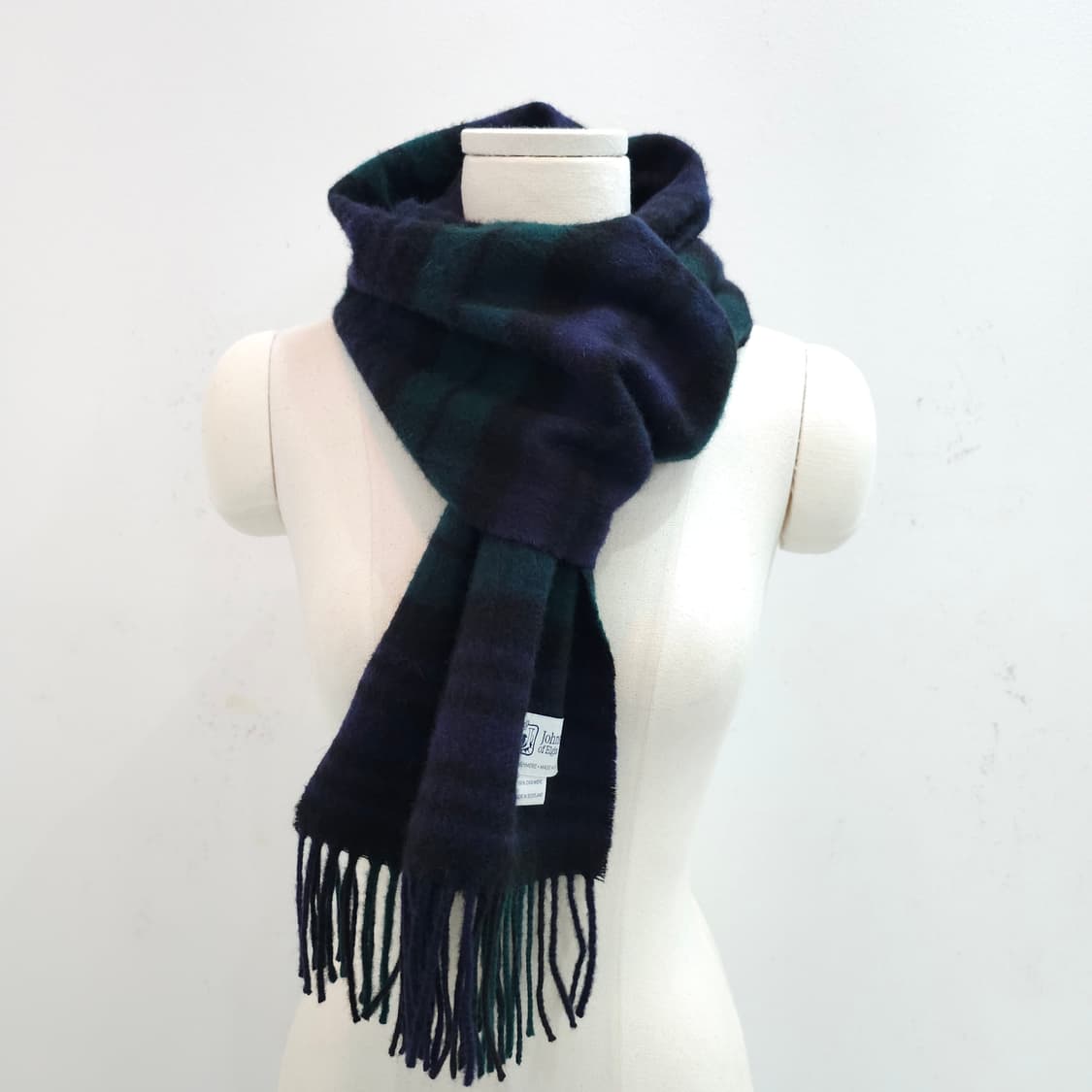 존스턴스 오브 엘진 블랙워치 캐시미어 100 머플러 상품이미지4