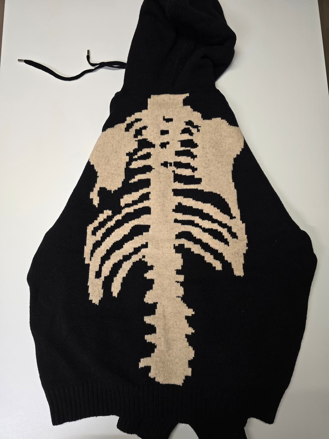 캐피탈 5G 울 본 후드 스웨터 블랙 3size 상품이미지2