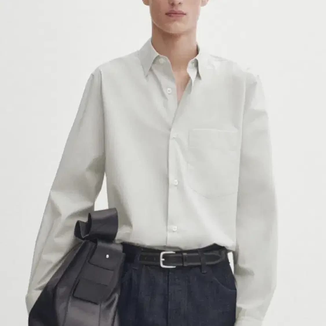 마시모두띠 와이드핏 코튼 셔츠 - 스튜디오 XL 상품이미지2