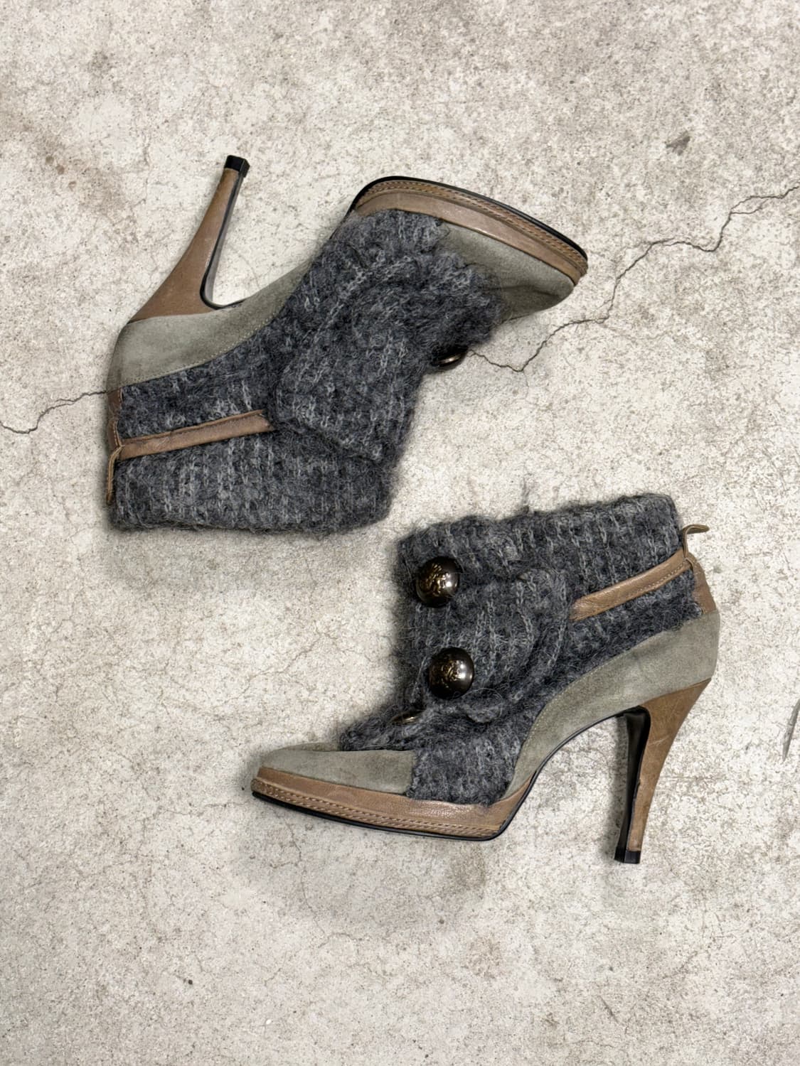 Jpn 나폴레옹 니트 하이힐 상품이미지7