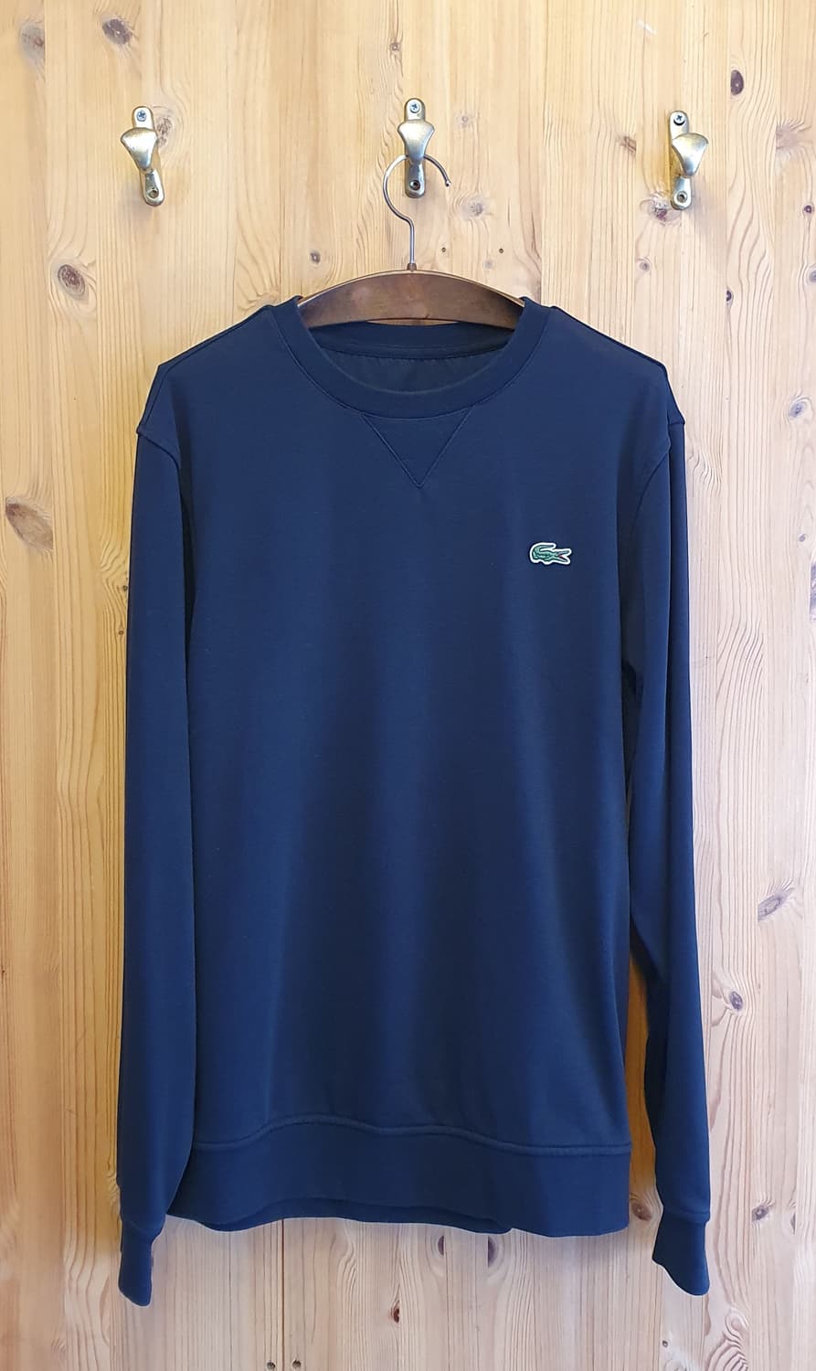 95.라코스테 블랙 맨투맨 상품이미지1