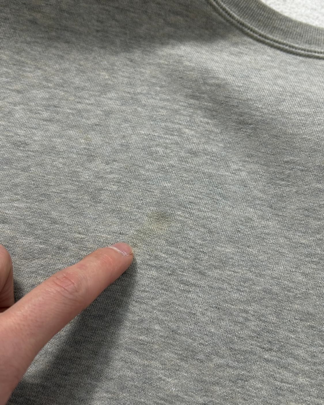 폴로 랄프로렌 멜란지 그레이 기모 맨투맨  상품이미지5