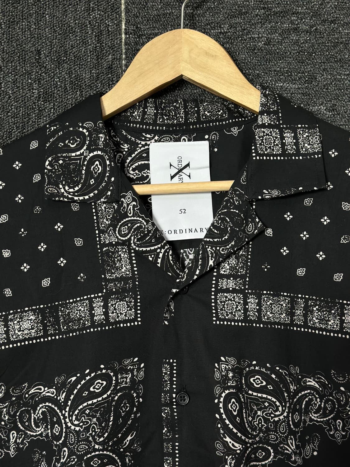 X:ORDINARY 반다나 패턴 반팔 셔츠 52 상품이미지4