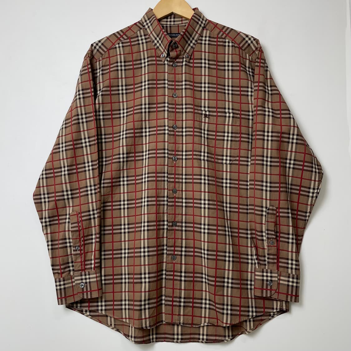 Burberry 버버리 노바체크 기마로고 셔츠 상품이미지3