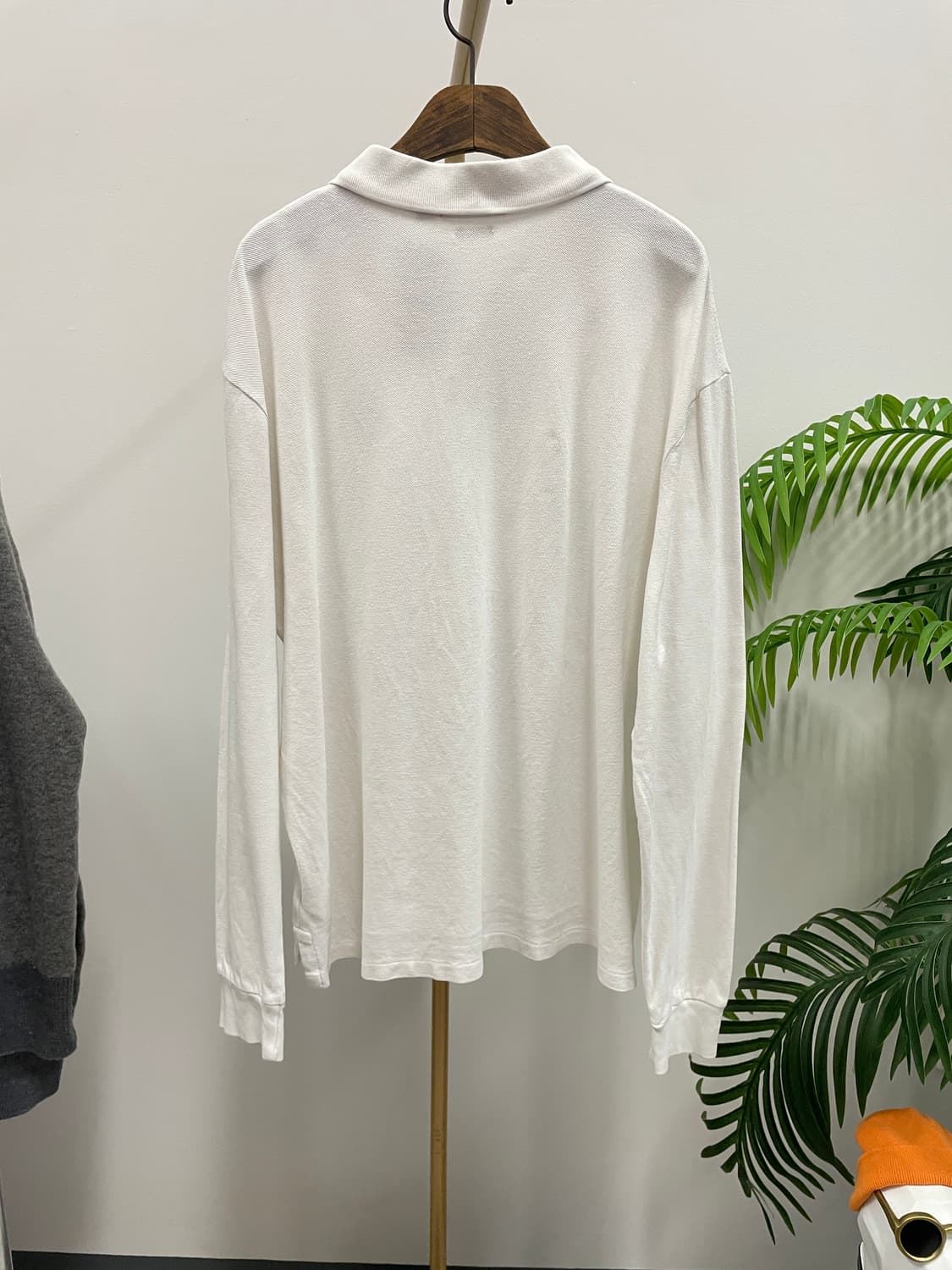 폴로랄프로랜 롱슬리브 화이트 티셔츠 상품이미지2