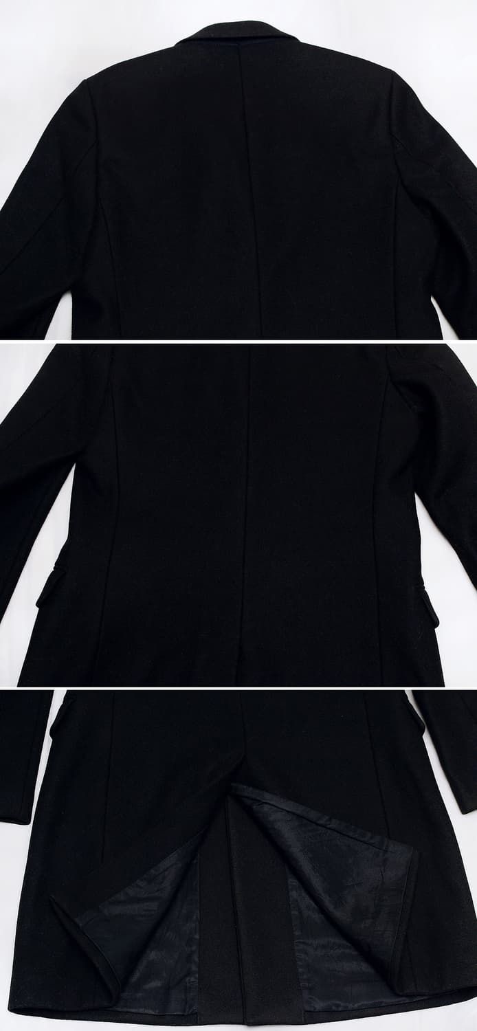 아미 (ami) 블랙 퓨어울 클래식 싱글 코트 (48 / 95-100) 상품이미지5