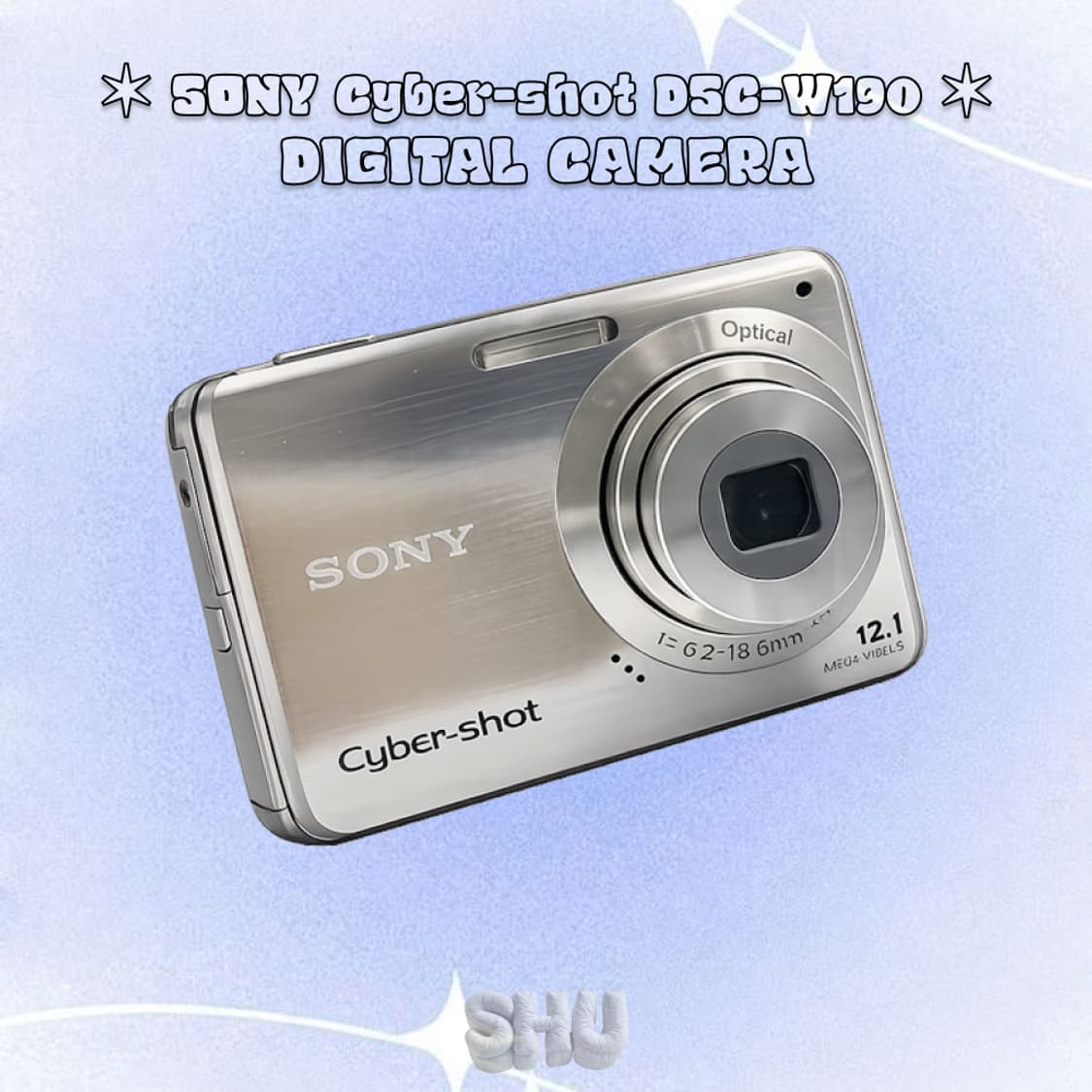 소니 사이버샷 DSC-W190 빈티지 디카 실버 상품이미지3