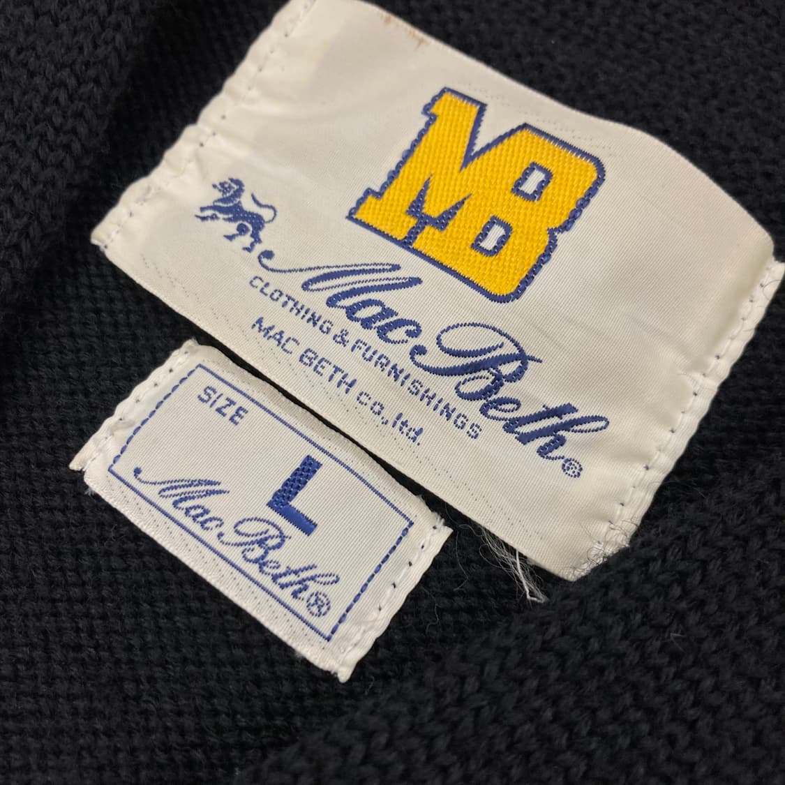 MAC BETH 맥베스 90s 빈티지 울 가디건 상품이미지5