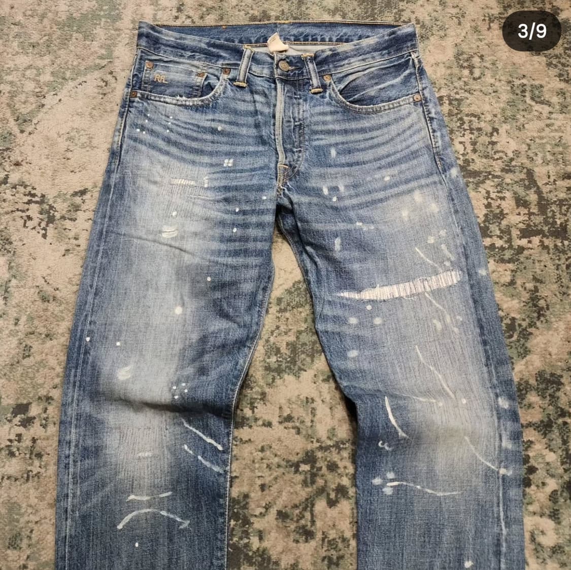 RRL 슬림스트레이트 더티진 상품이미지4