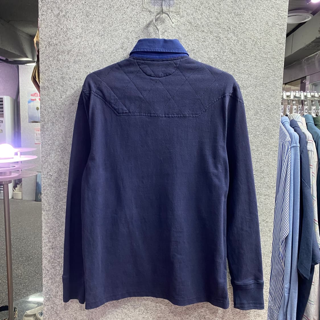 폴로랄프로렌 네이비 디이아몬드 럭비 티셔츠 B3991 상품이미지4