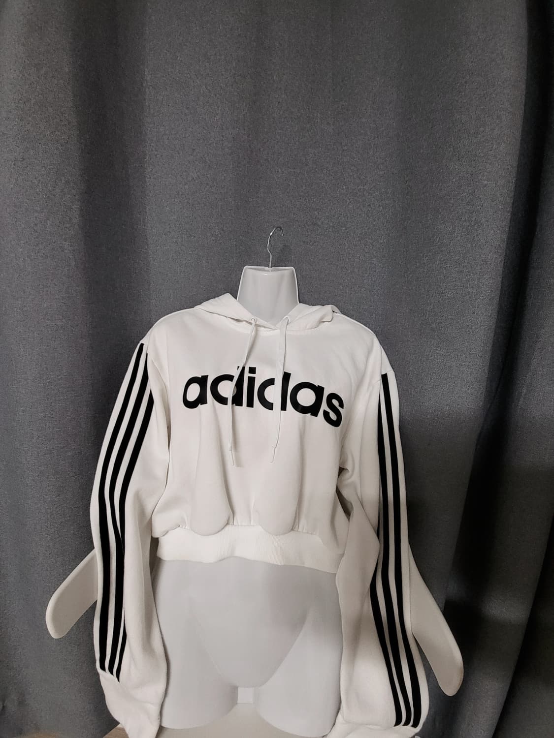 아디다스 커스텀 크롭후드티 상품이미지2