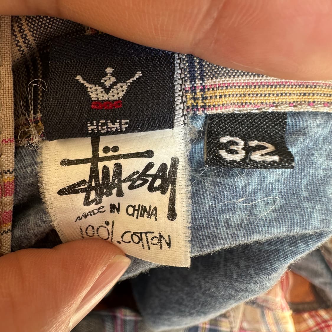 Y2K 올드 스투시 체크 쇼츠 상품이미지7