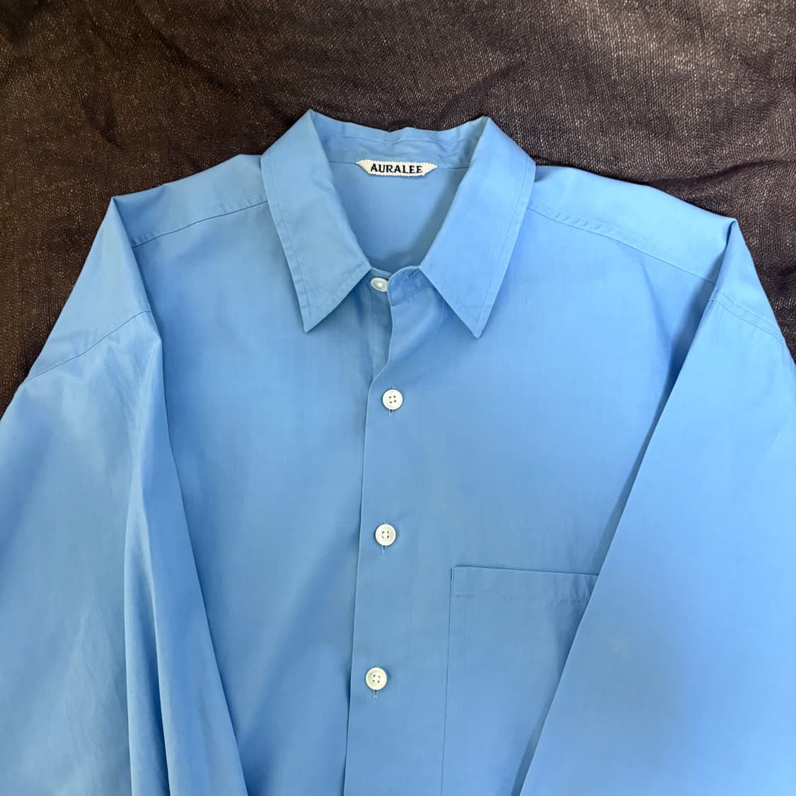 오라리 빅트윌 셔츠 4 블루 상품이미지2