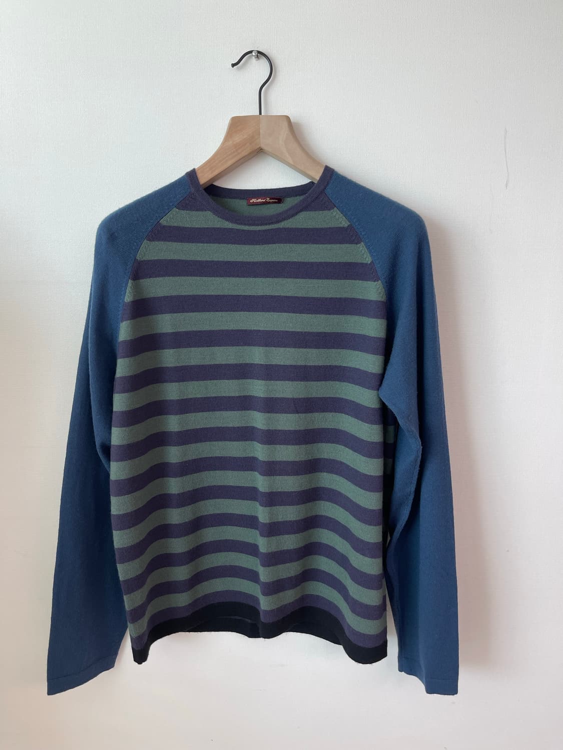 홀랜드에스콰이어 메르노 스웨이드 패치 니트 XL 105 상품이미지1