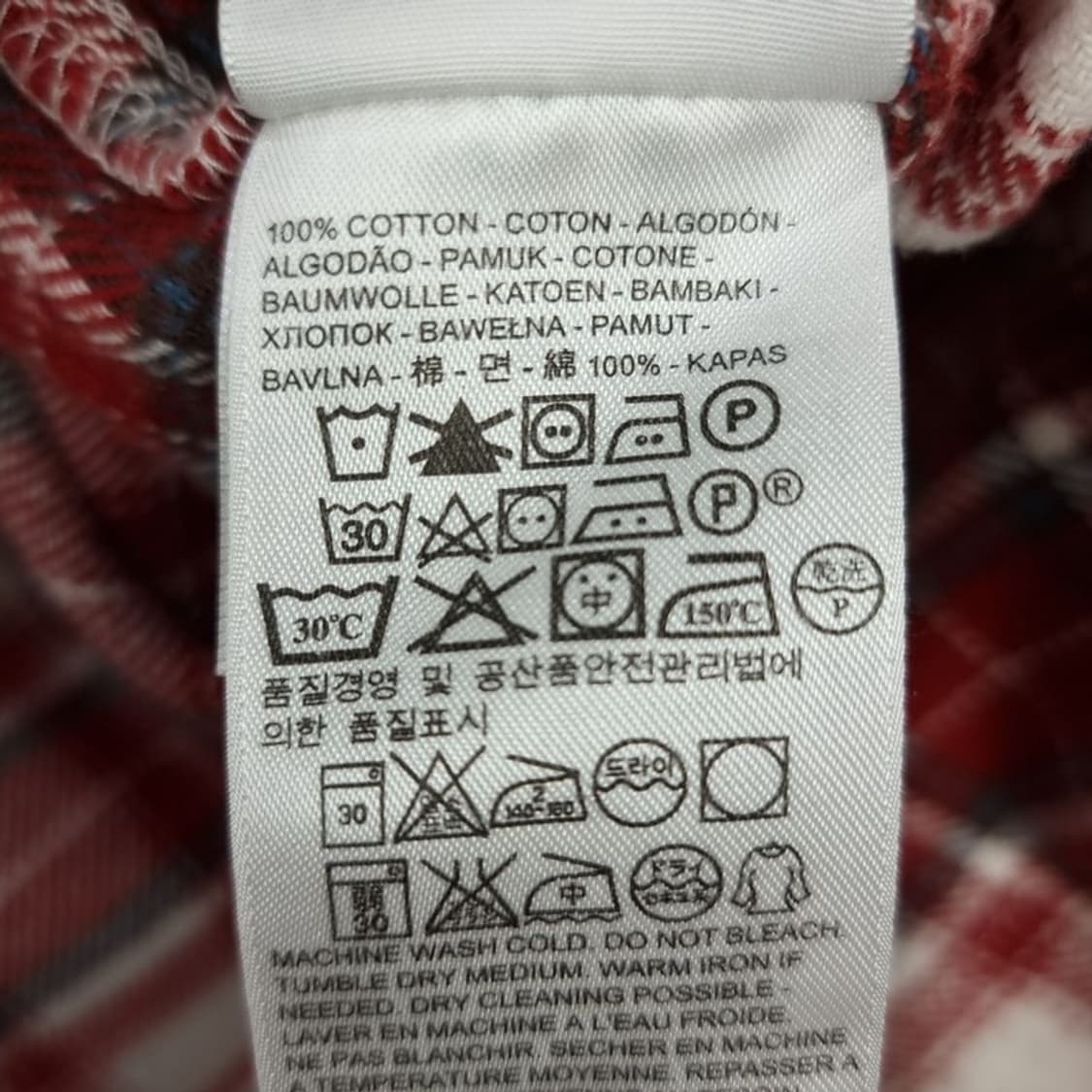 [리바이스] 레드 체크 웨스턴 셔츠 M17808 상품이미지7