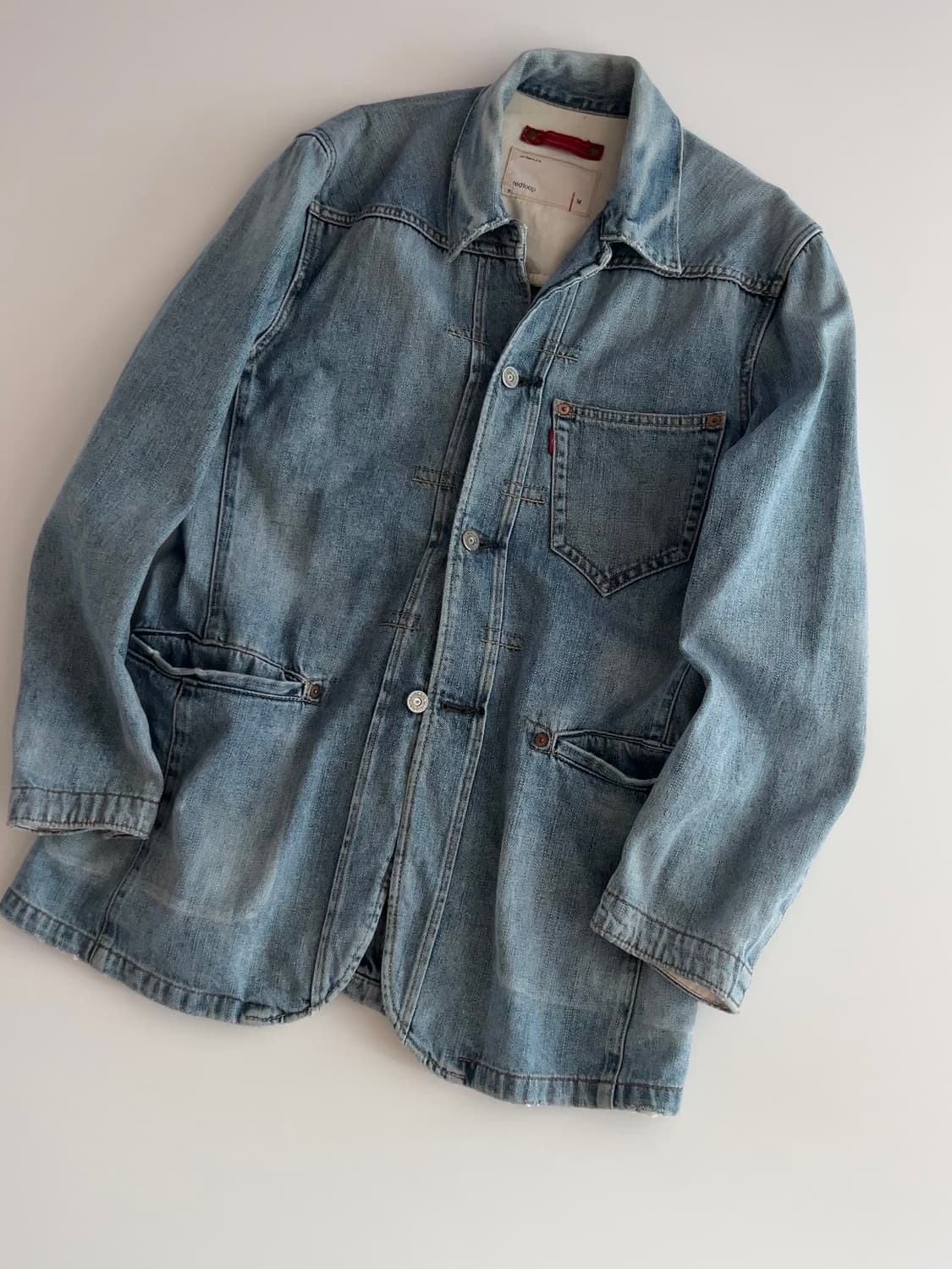 리바이스 레드룹 데님 커버올 자켓 M 상품이미지3