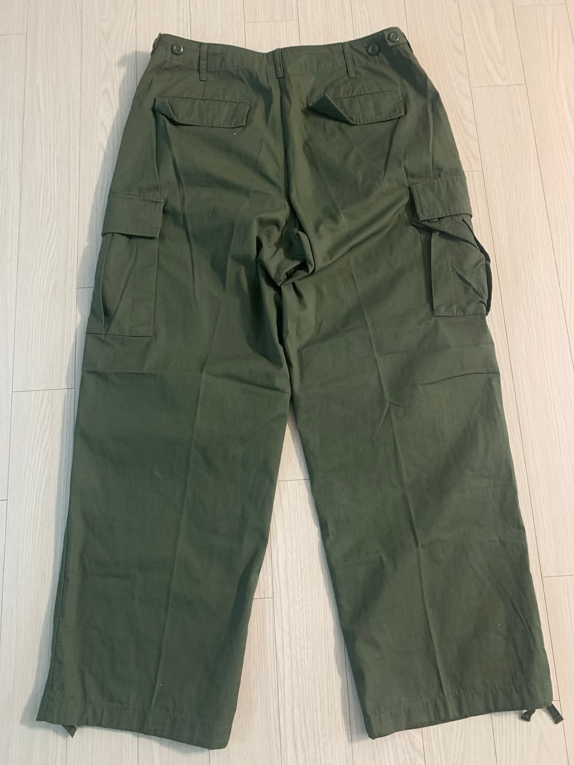 무신사 스탠다드 코튼 파라슈트 카고 팬츠 34 상품이미지4