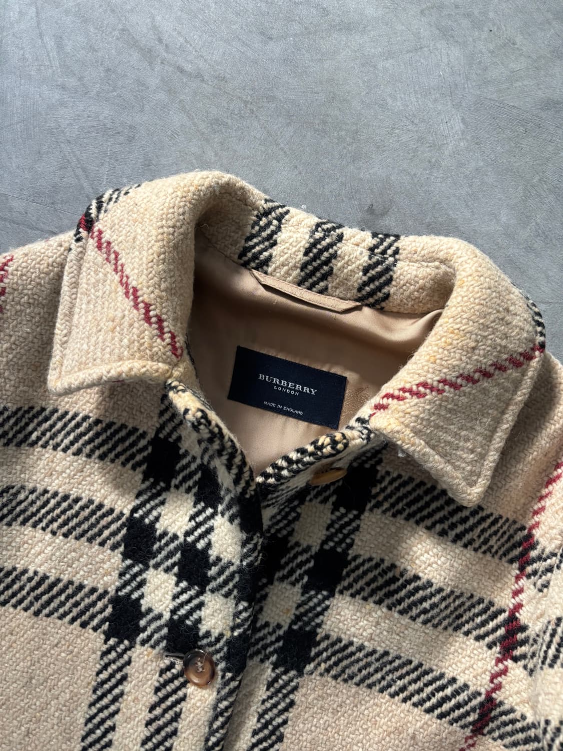 Burberry 버버리 노바체크 울 하프코트 상품이미지7