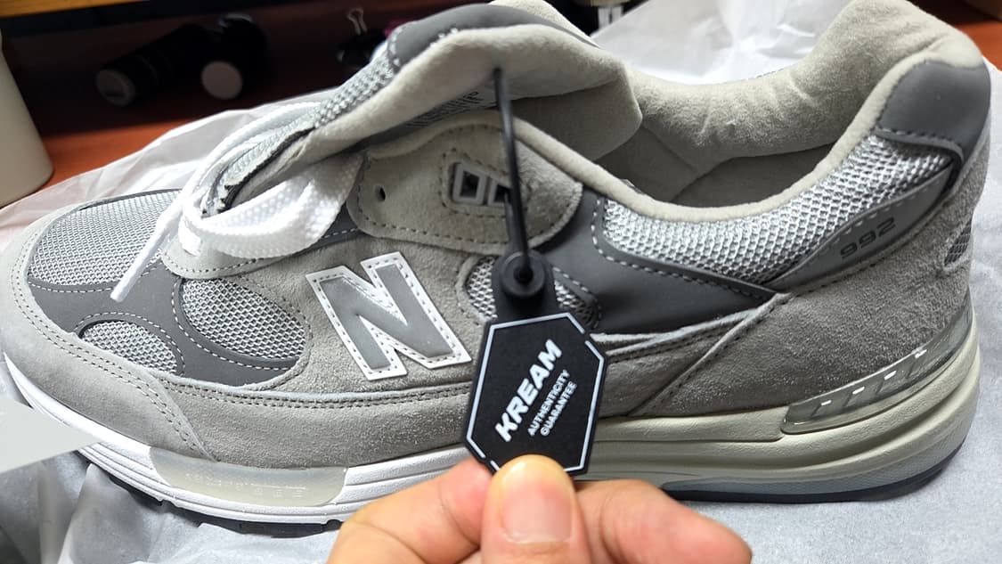 뉴발란스 992 그레이 USA 300사이즈 상품이미지3