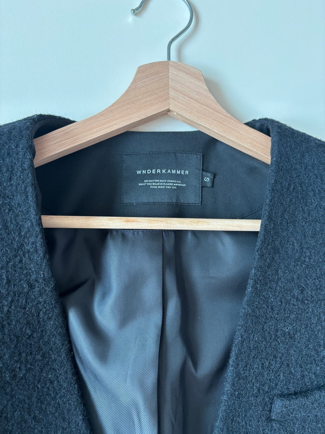 분더캄머 울 테일러드 자켓 S 새상품 상품이미지3