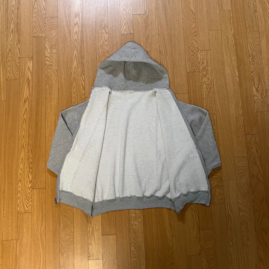 [XL] 90s 빈티지 러셀 후드집업 그레이 상품이미지3
