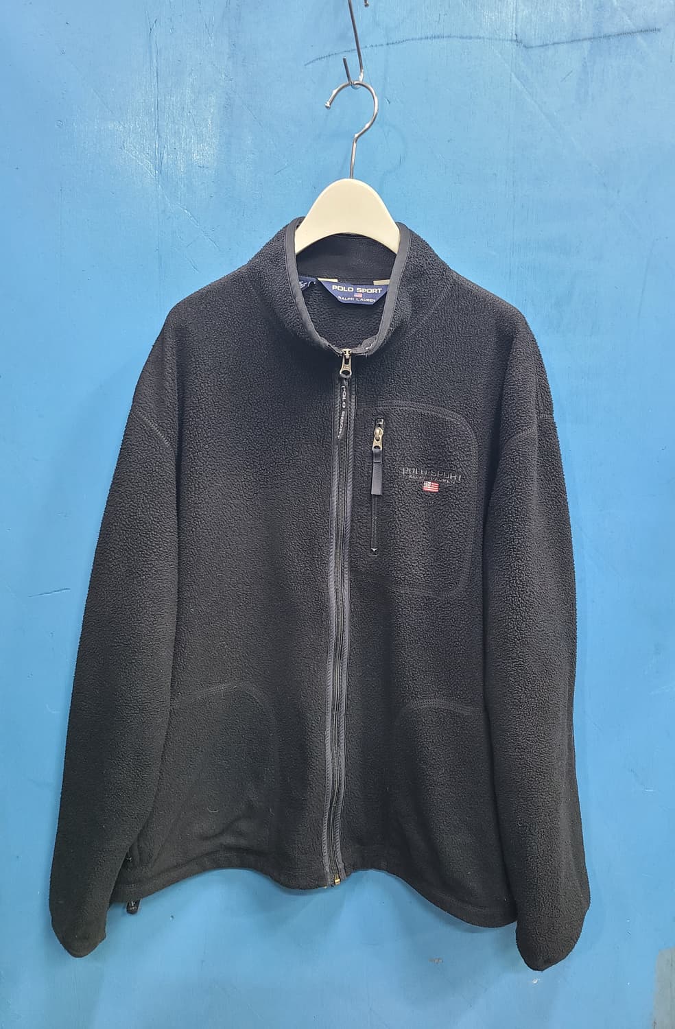 미국생산 성조기 폴로 후리스플리스 상품이미지2