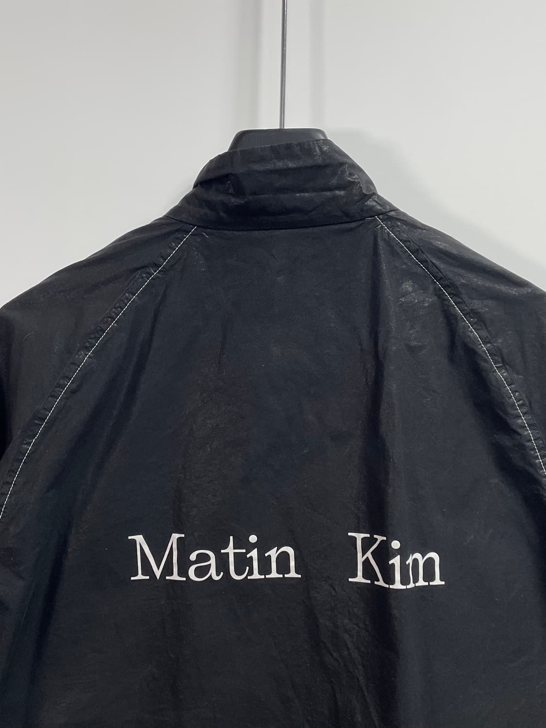 마땡킴 스펠아웃 코팅 바람막이 (on.626)   상품이미지2